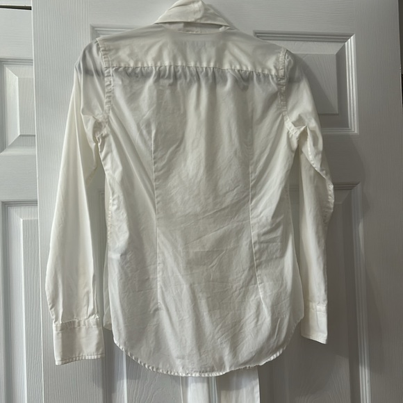 Ralph Lauren Sport long sleeve button up with tie neckline size 2 - Picture 6 of 6